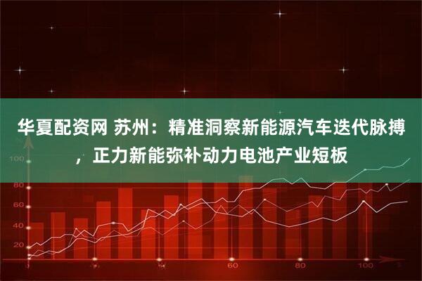华夏配资网 苏州：精准洞察新能源汽车迭代脉搏，正力新能弥补动力电池产业短板